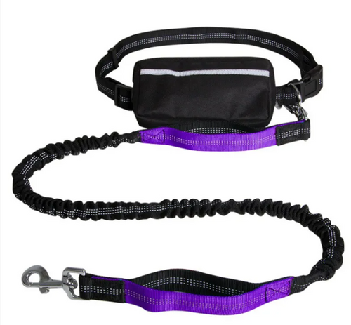 PeakPaws™ Reflective Hands-Free Dog Leash