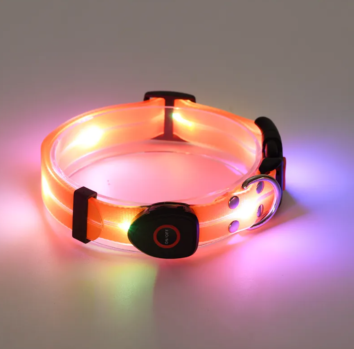 PeakPaws Rechargeable LED Dog Collar