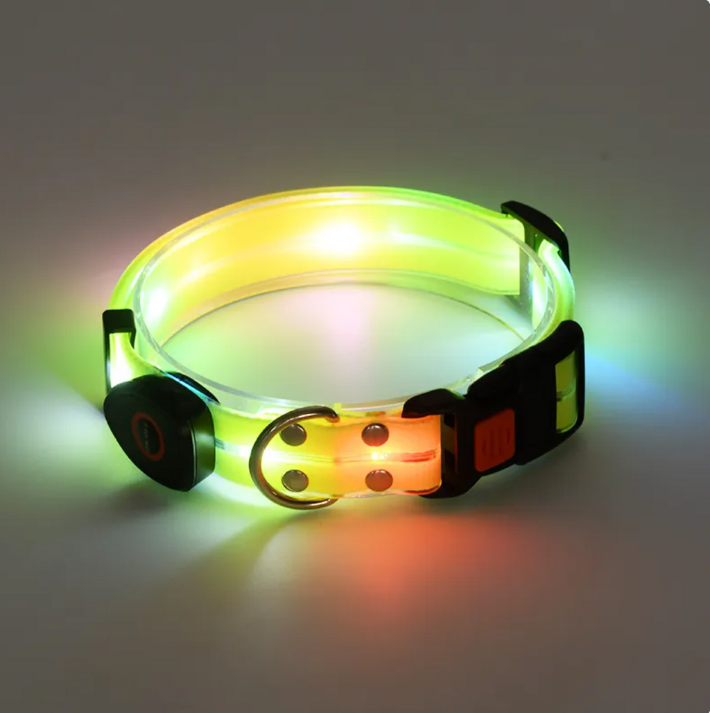 PeakPaws Rechargeable LED Dog Collar
