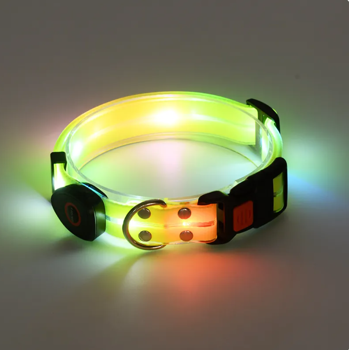 PeakPaws Rechargeable LED Dog Collar